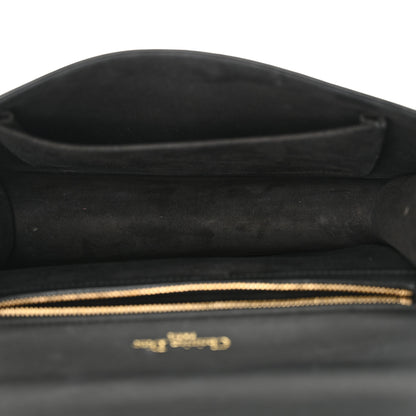 Christian Dior Calfskin Beaded Medium Diorama Flap Bag Black Gold 5 of 13