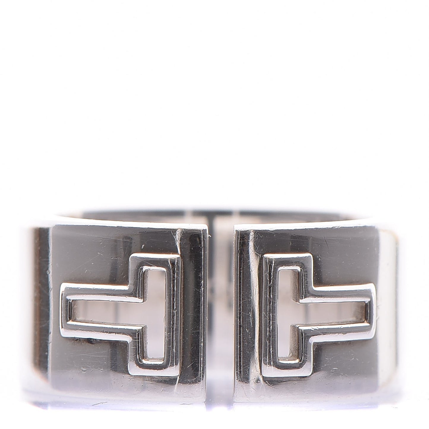 Sterling Silver T Cutout Ring 60 9