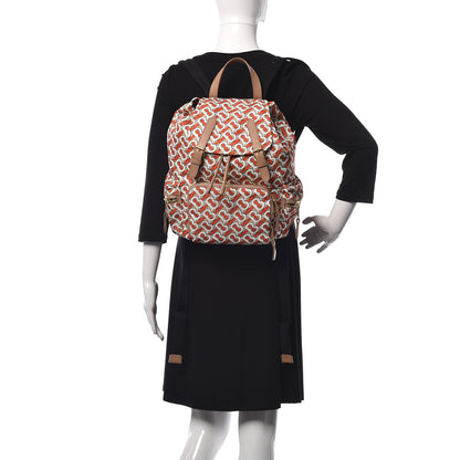 Burberry Nylon Monogram Medium Rucksack Backpack Vermillion 2 of 11