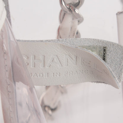 Chanel Vinyl Large Naked Flap White 6 of 7
