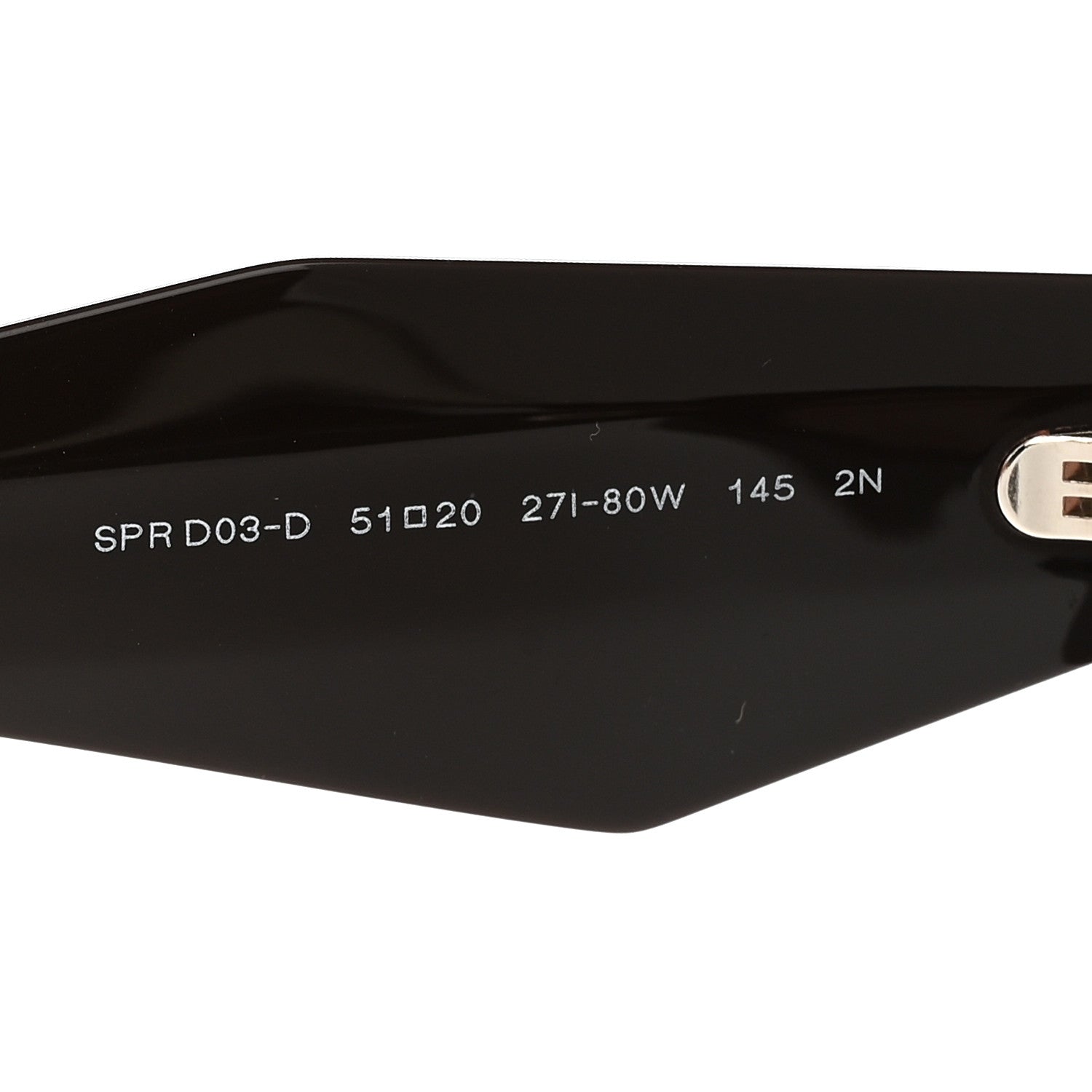 Prada Acetate Sunglasses SPR D03 Dark Brown 5 of 8