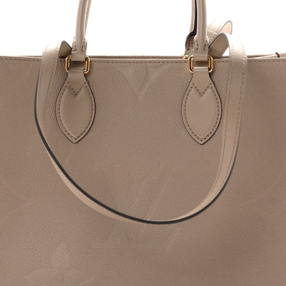 Louis Vuitton Empreinte Monogram Giant Onthego MM Tourterelle 7 of 9