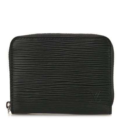 Louis Vuitton Epi Zippy Coin Purse Black 1 of 8