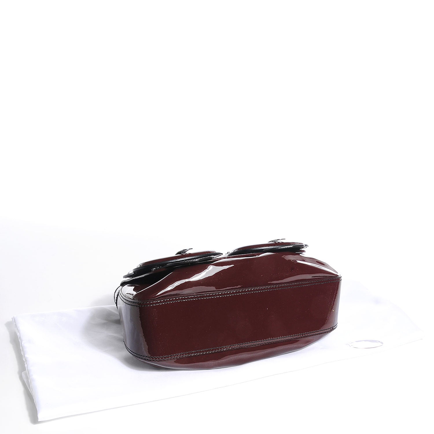 Fendi Patent B Bag Marrone 4 of 10