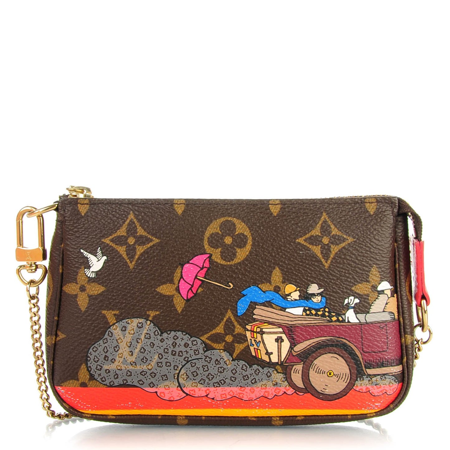 Monogram 2015 Christmas Animation Mini Pochette Accessories