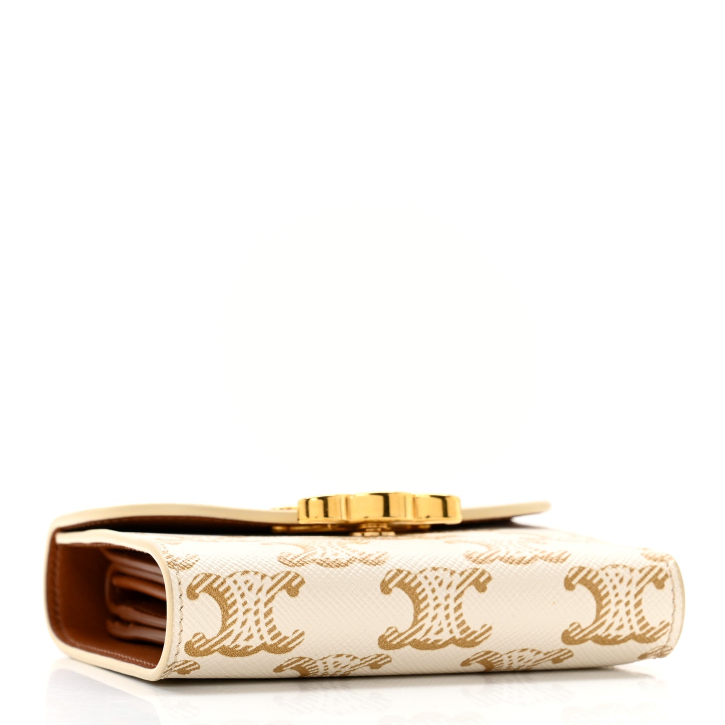 Triomphe Canvas Small Triomphe Wallet White