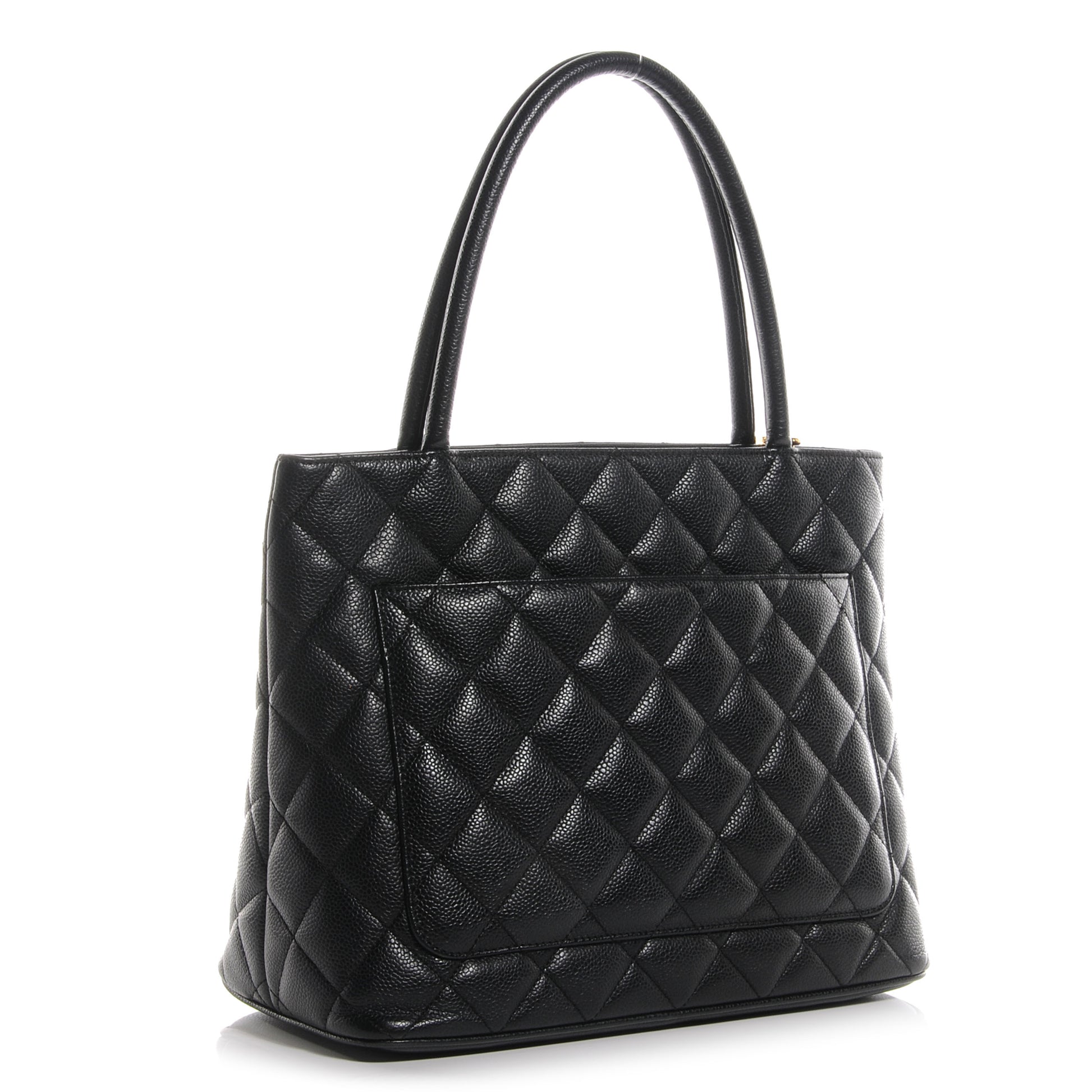 Chanel Caviar Medallion Tote Black 3 of 8