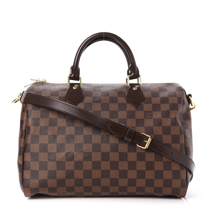 Louis Vuitton Damier Ebene Speedy Bandouliere 30 1 of 11