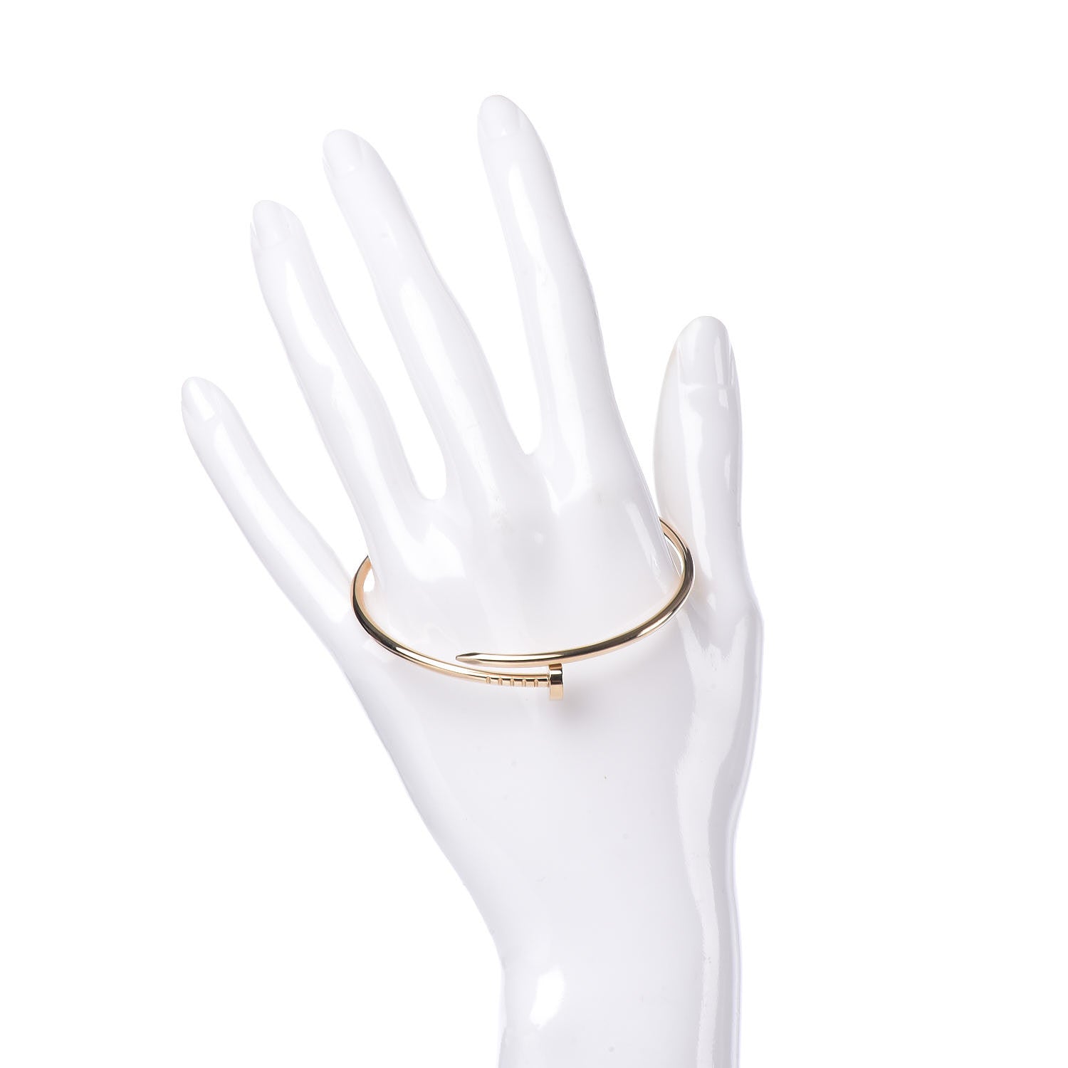 Cartier 18K Yellow Gold Small Juste Un Clou Bracelet 17 2 of 5