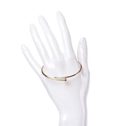Cartier 18K Yellow Gold Small Juste Un Clou Bracelet 17 2 of 5