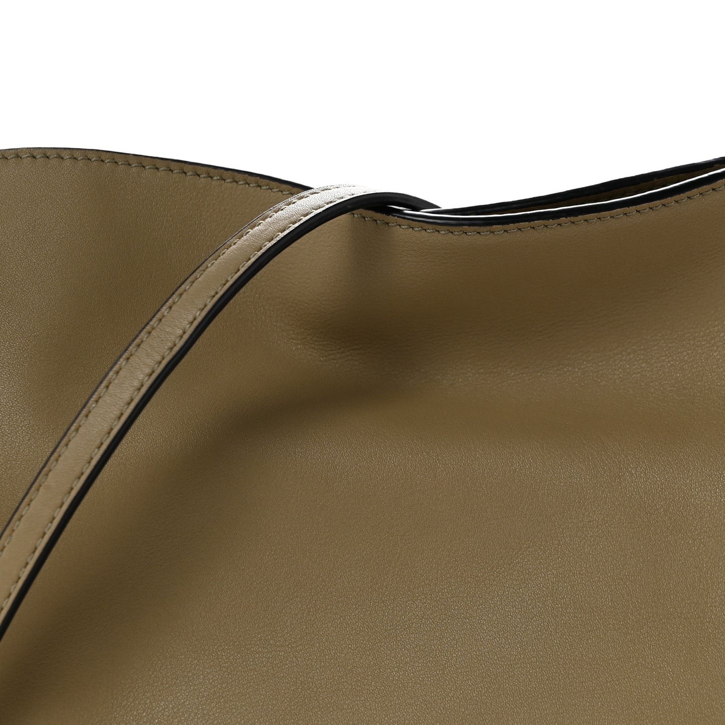Nappa Medium Flamenco Knot Bag Clay Green