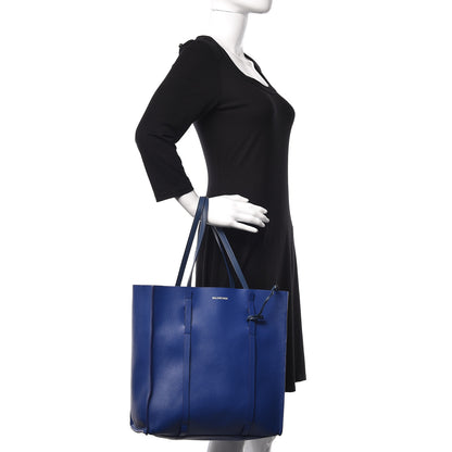 Balenciaga Calfskin Small Everyday Tote Bleu 2 of 14