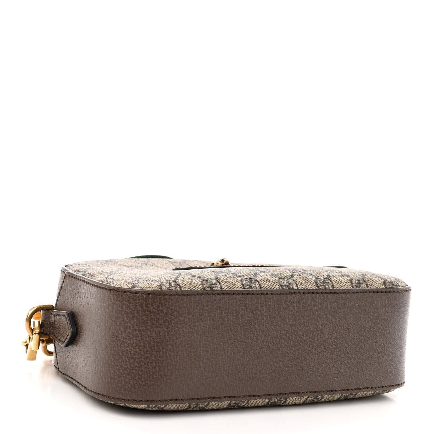 Gucci GG Supreme Monogram Web Neo Vintage Shoulder Bag Beige New Acero Crop 4 of 12