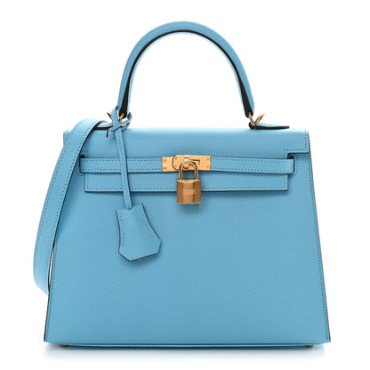 Hermes Epsom Kelly Sellier 25 Celeste 1 of 10