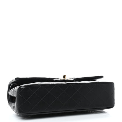 Chanel Lambskin Quilted Medium Double Flap Black 3 of 8
