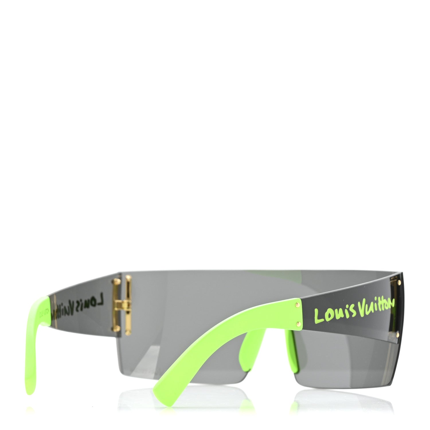 Louis Vuitton Graffiti Sunglasses Neon Green 4 of 8