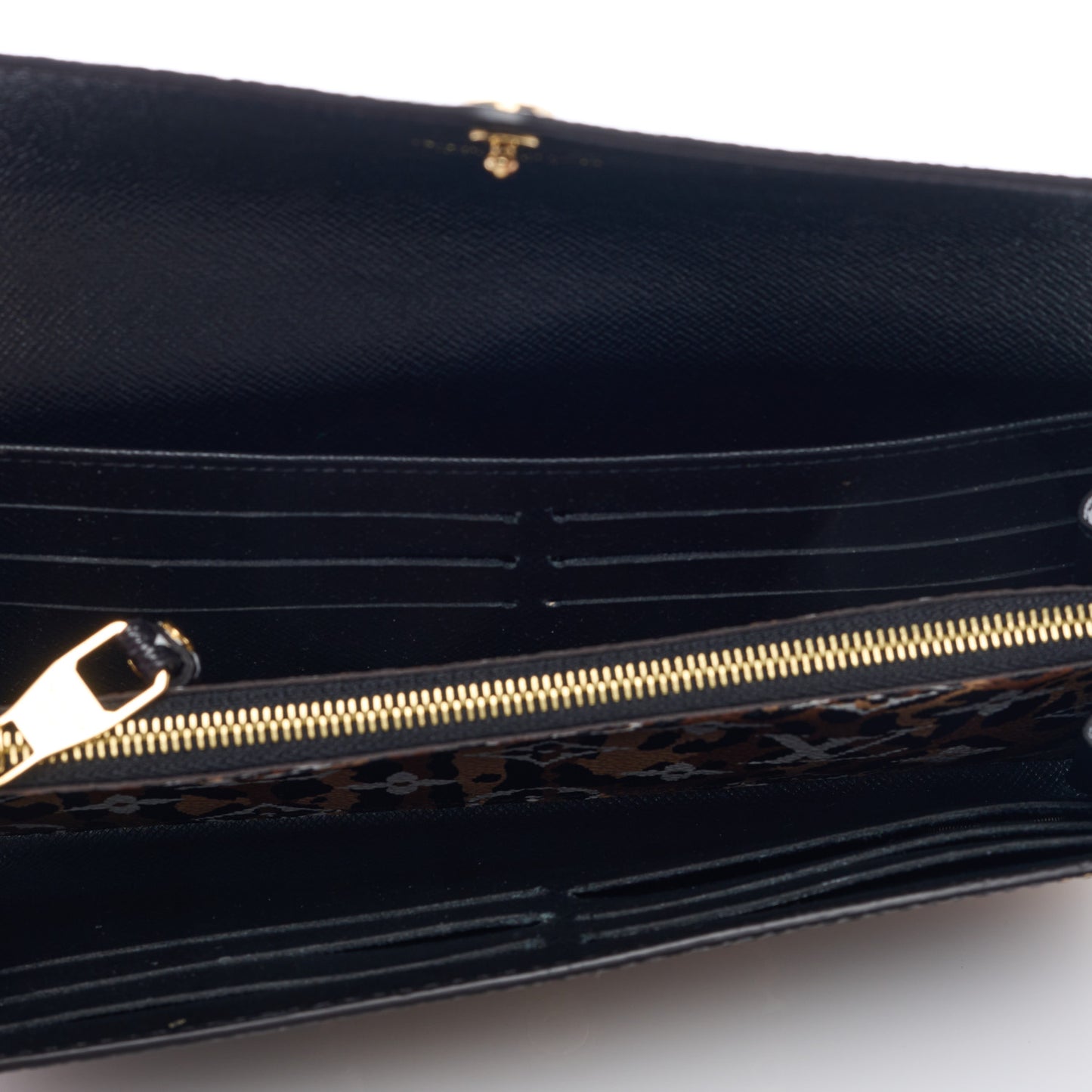 Monogram Giant Jungle Sarah Wallet Black