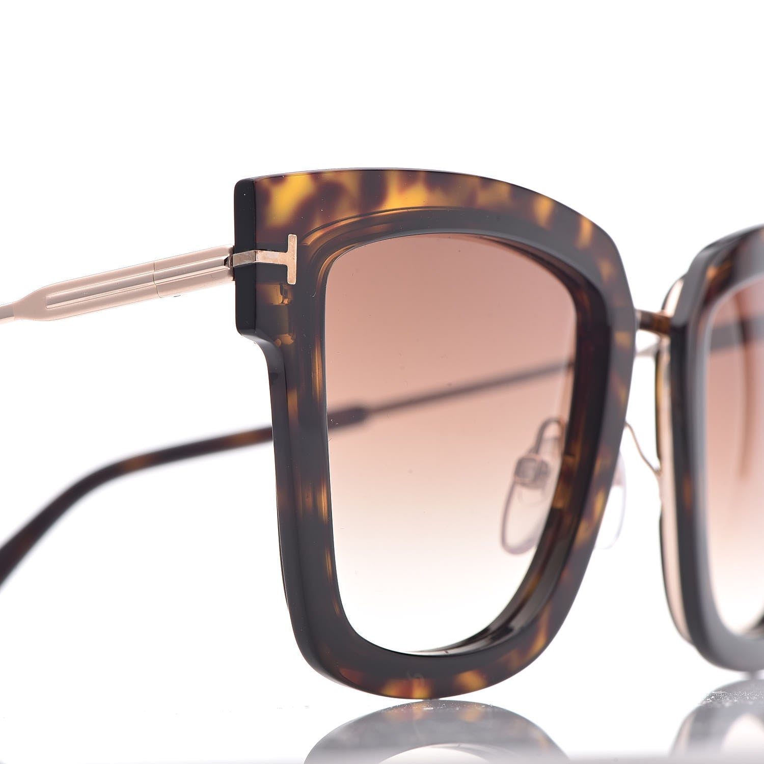 Tom Ford Lara Sunglasses TF573 Havana Brown 13 of 16