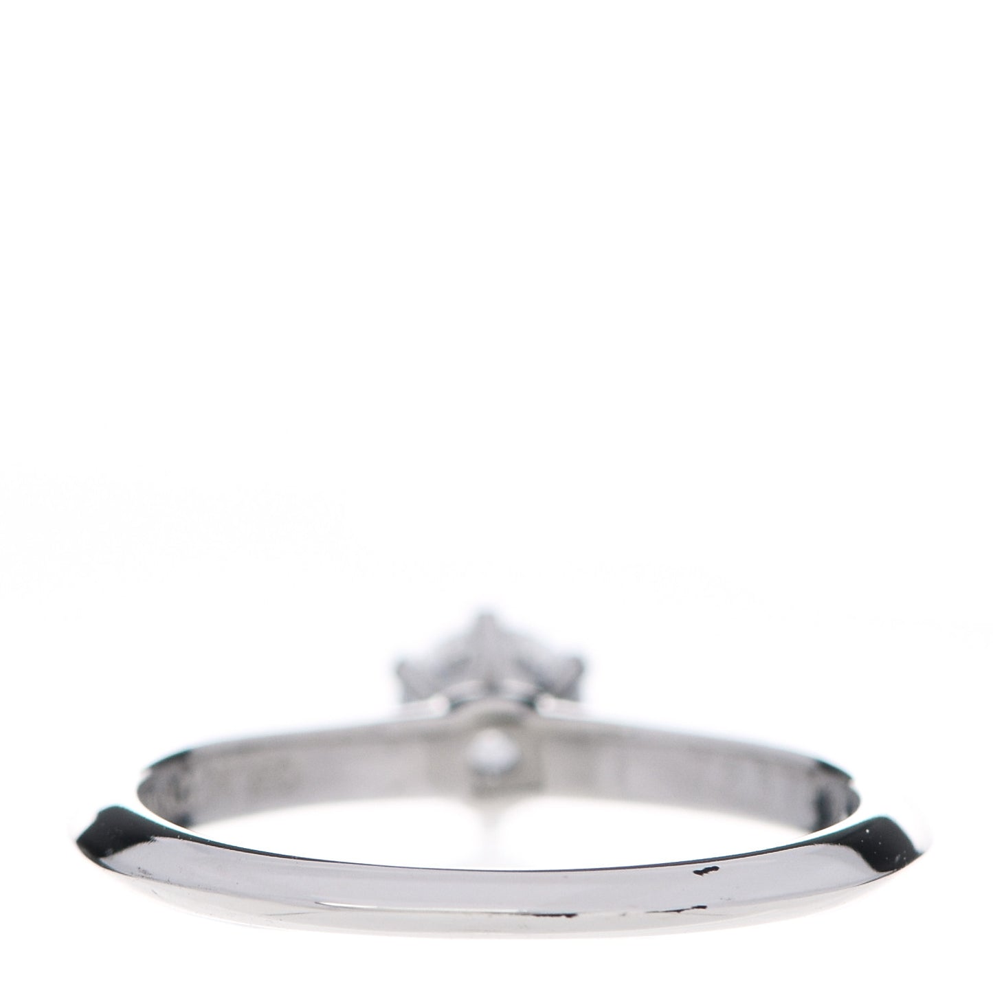 Platinum Diamond .36ct Solitaire Engagement Ring 50 5.25