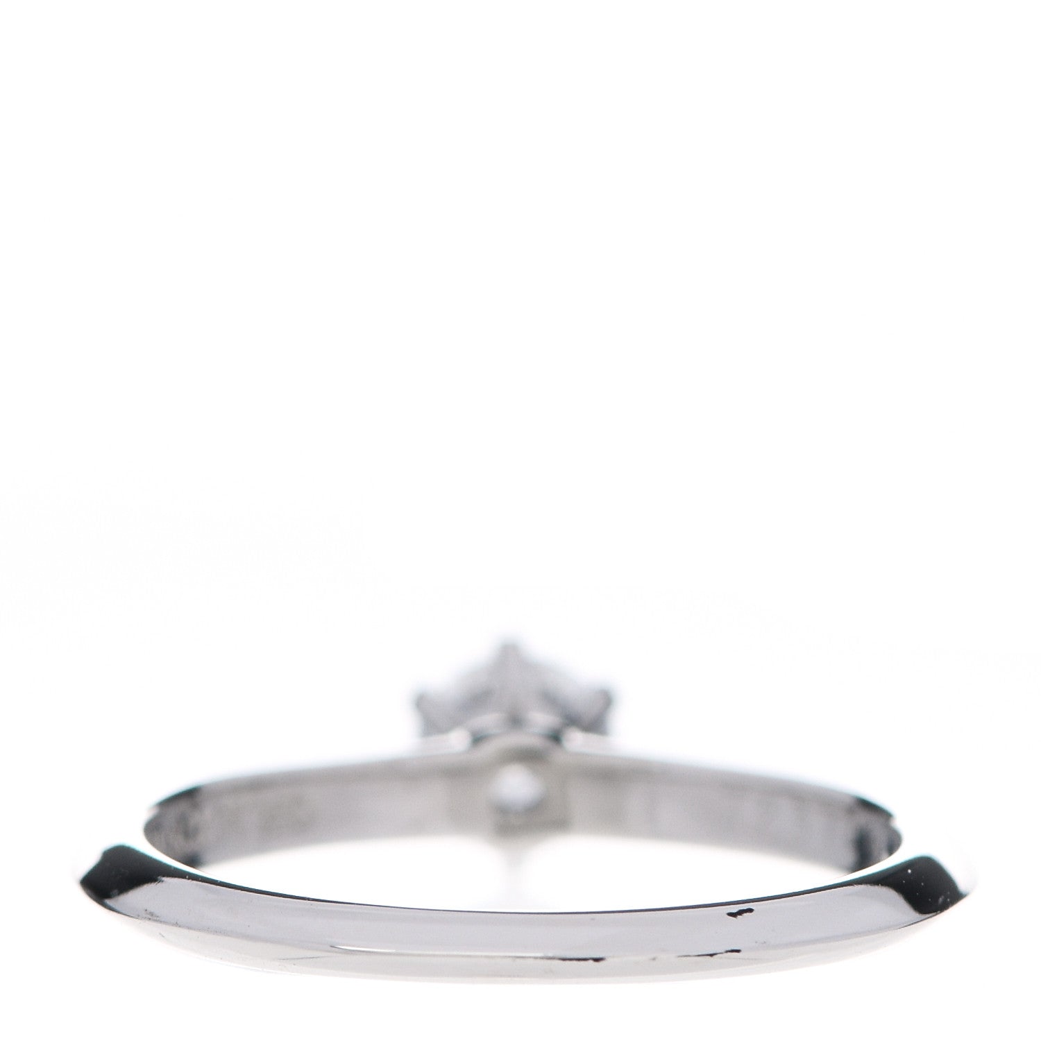 Tiffany Platinum Diamond .36ct Solitaire Engagement Ring 50 5.25 3 of 7