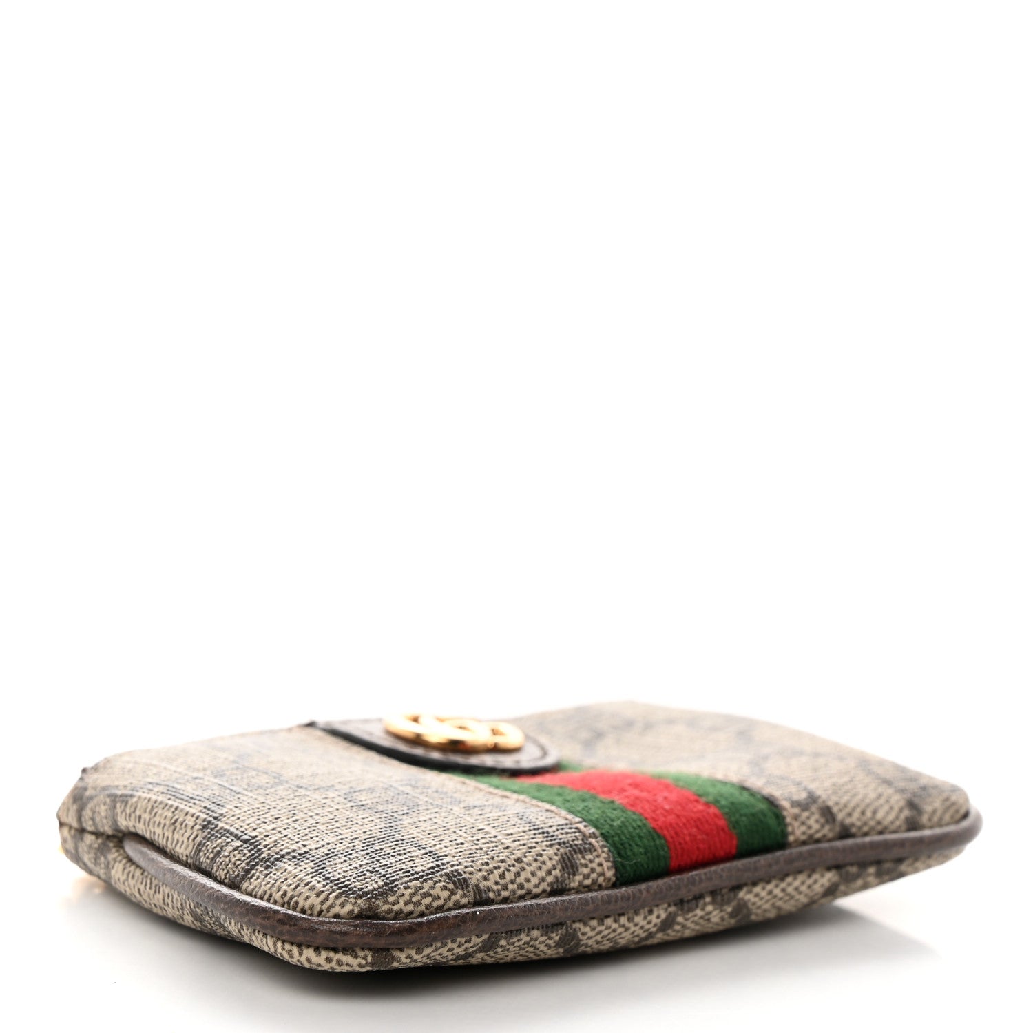 Gucci GG Supreme Monogram Web Ophidia Key Case Beige New Acero 4 of 8