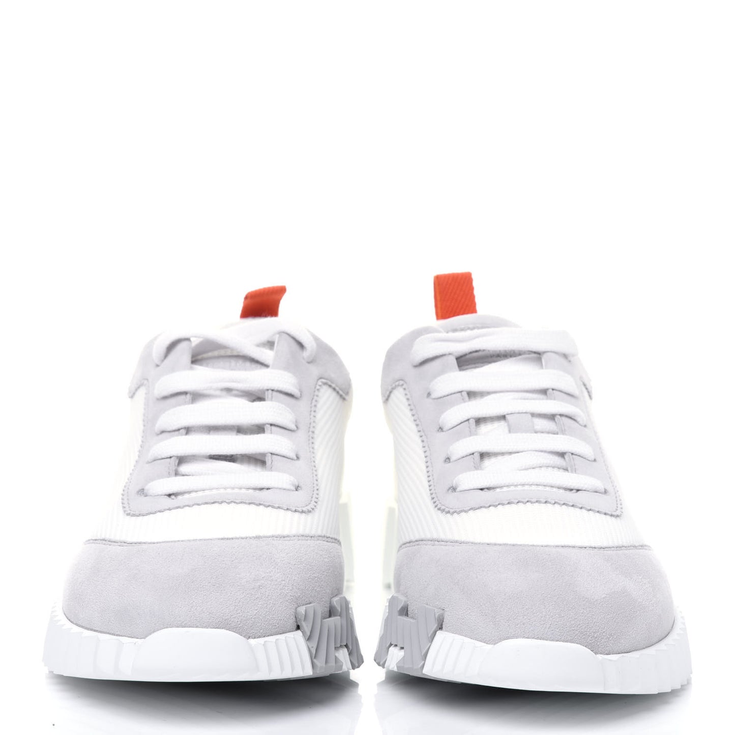 Technical Canvas Suede Goatskin Bouncing Sneakers 38 White Multicolor