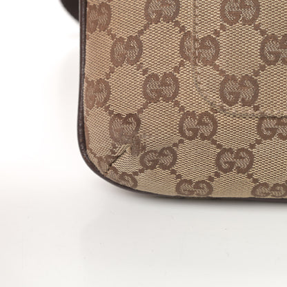Gucci Monogram Flat Messenger Bag Dark Brown 15 of 19