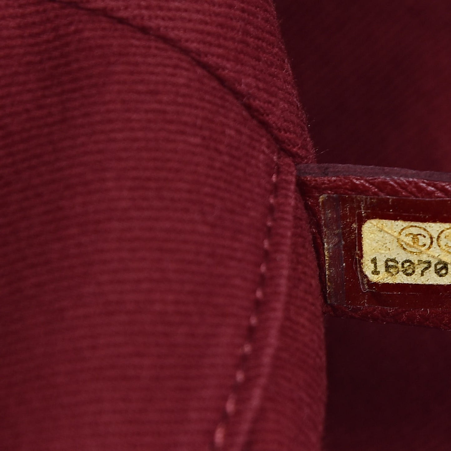 Canvas Small Deauville Tote Red