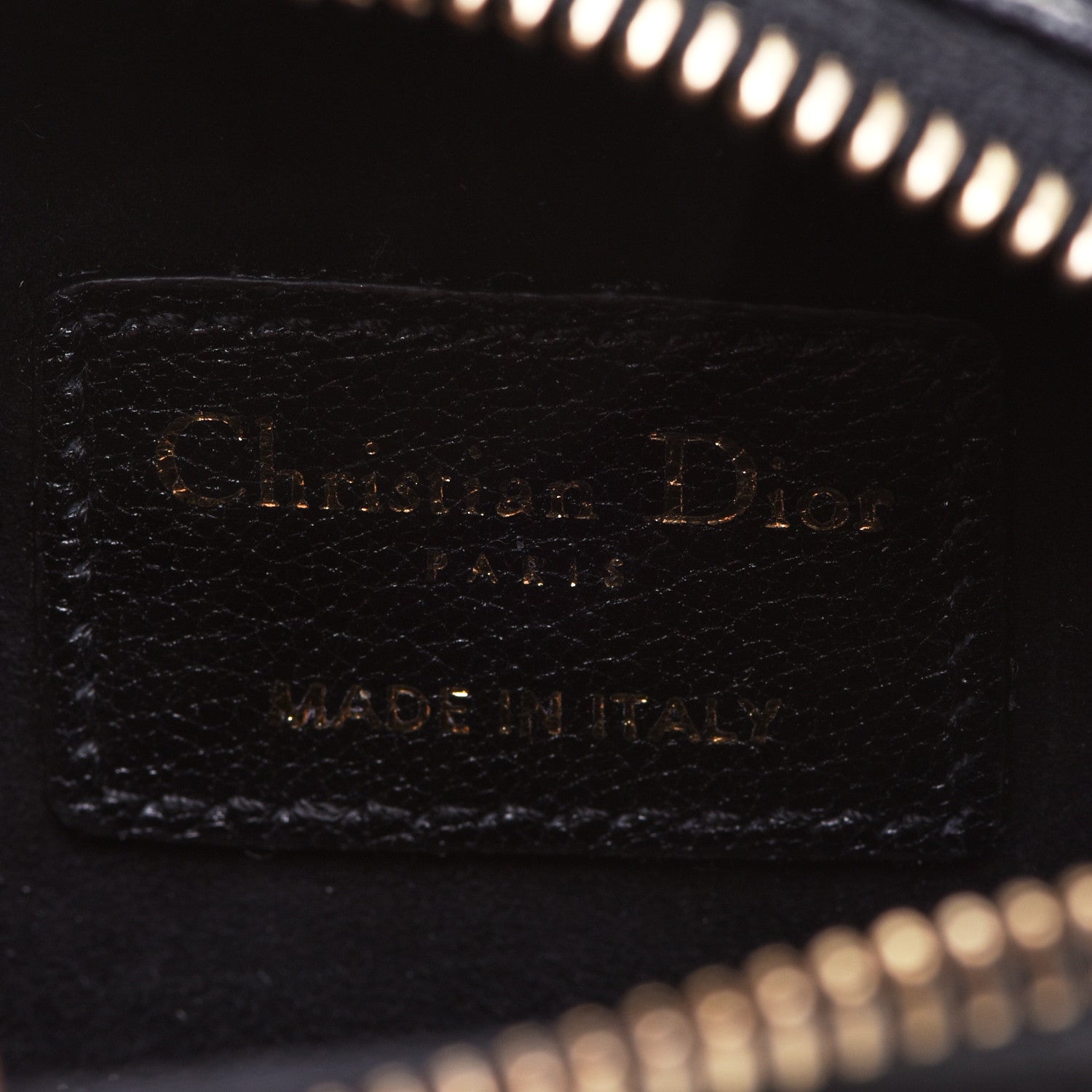 Christian Dior Goatskin Mini Saddle Pouch Black 6 of 9