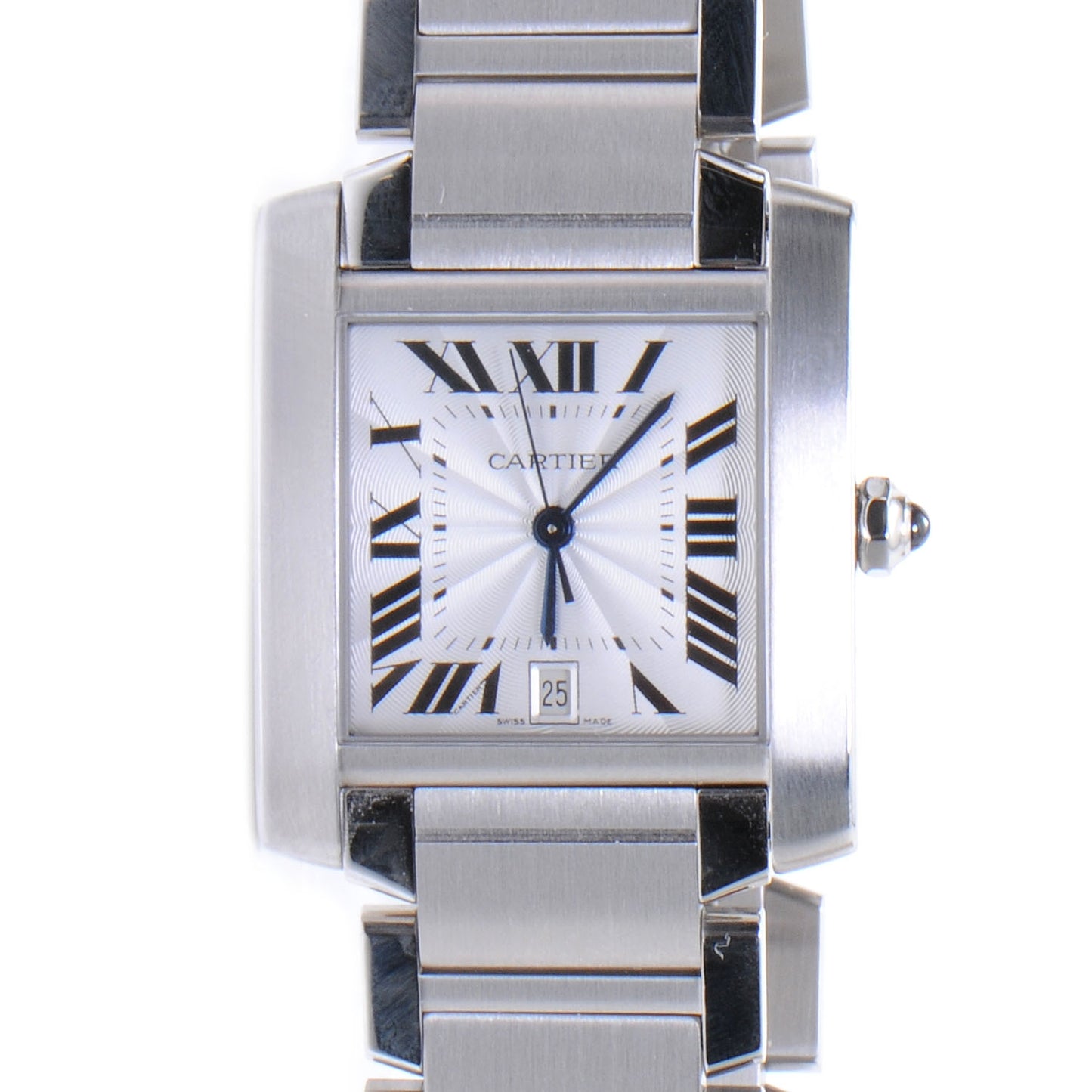 Stainless Steel 28mm Tank Francaise Automatic Watch