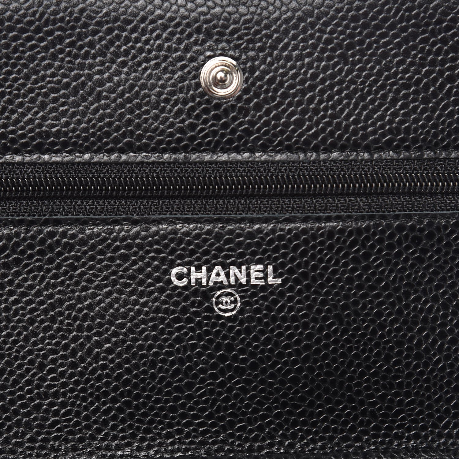 Chanel Caviar Quilted Wallet On Chain WOC Black 6 of 9