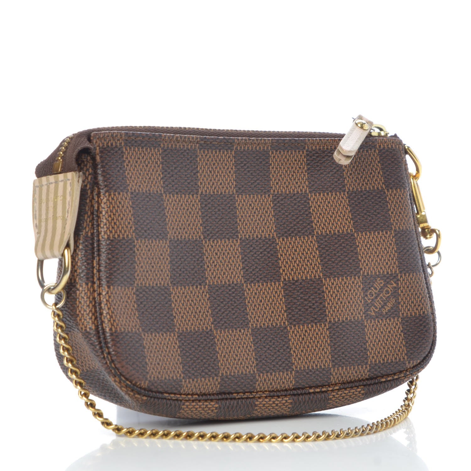 Louis Vuitton Damier Ebene Trunks and Locks Mini Pochette Accessories 3 of 9