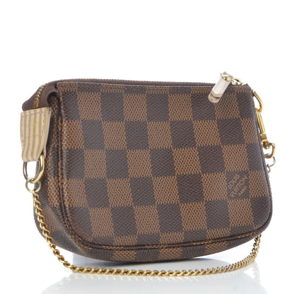 Louis Vuitton Damier Ebene Trunks and Locks Mini Pochette Accessories 3 of 9