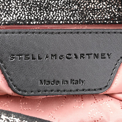 Stella McCartney Chamois Shiny Dotted Mini Falabella Fold Over Tote Ruthenium 6 of 8