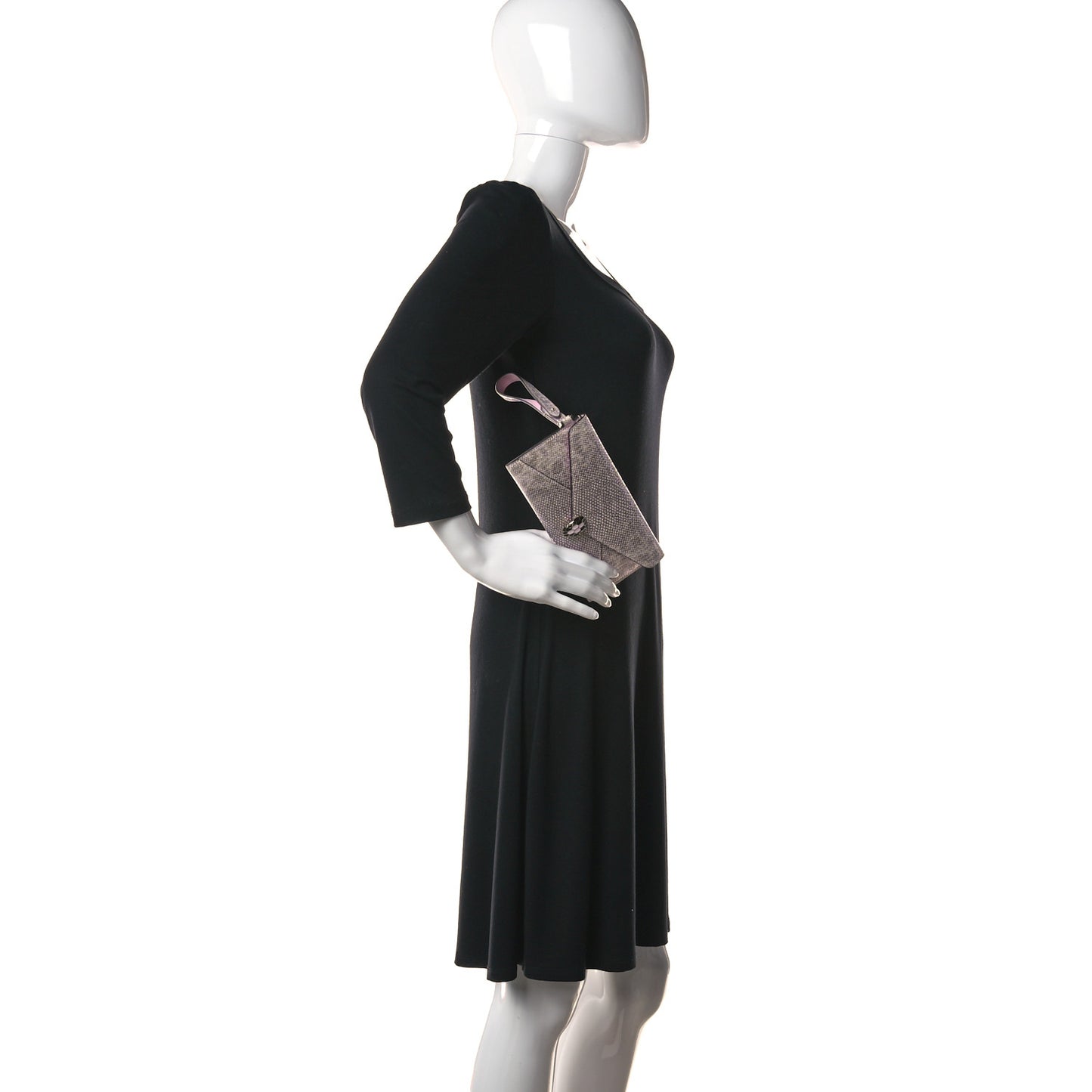 Karung Serpenti Forever Wristlet Wallet Pink