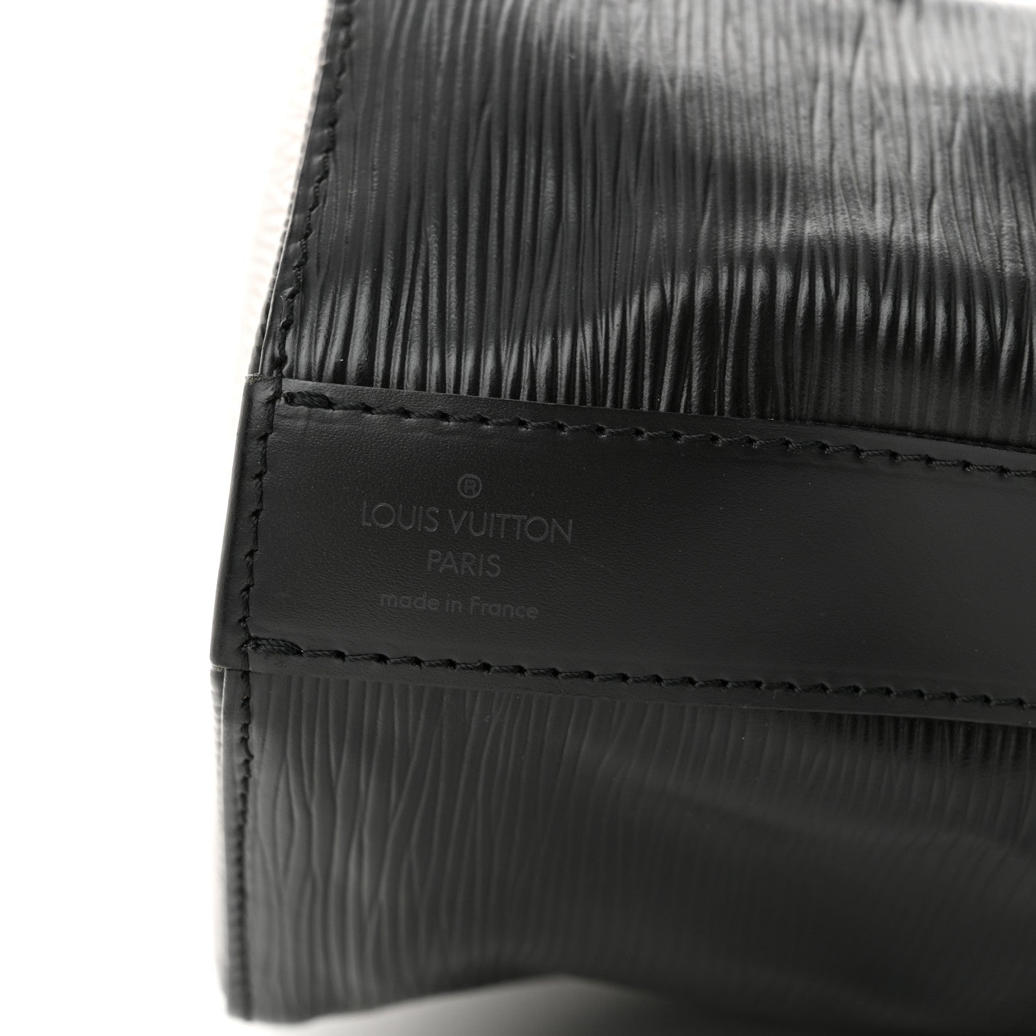 Louis Vuitton Epi Sac a Dos Drawstring Bag Black 6 of 10