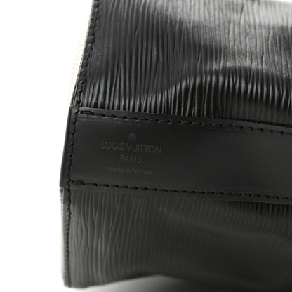 Louis Vuitton Epi Sac a Dos Drawstring Bag Black 6 of 10