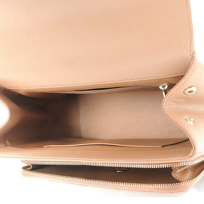Chanel Caviar Quilted Large Business Affinity Flap Camel 5 of 8