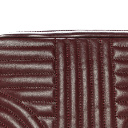 Prada Soft Calfskin Crystal Impunture Camera Bag Granato 12 of 13