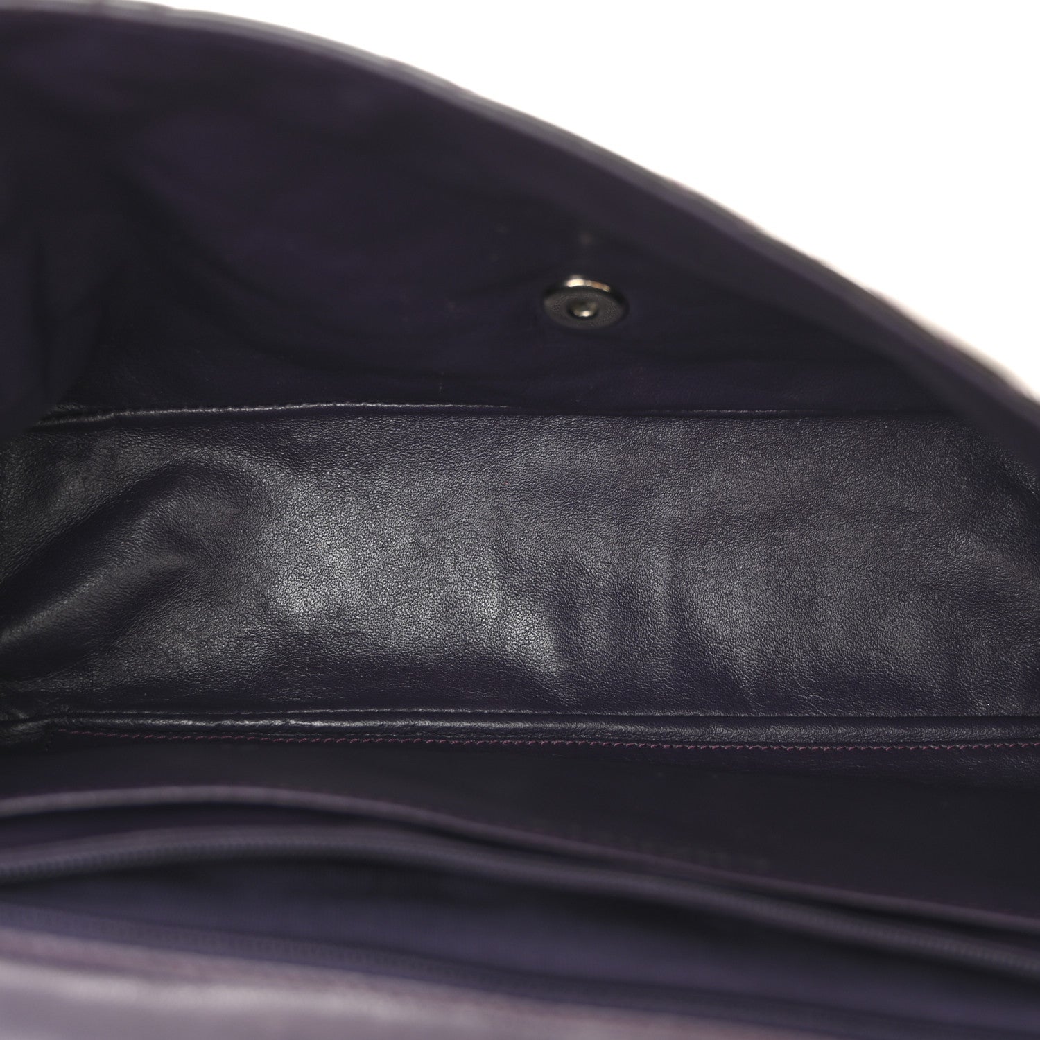 Chanel Patent Quilted Jumbo Single Flap Dark Purple 5 of 14