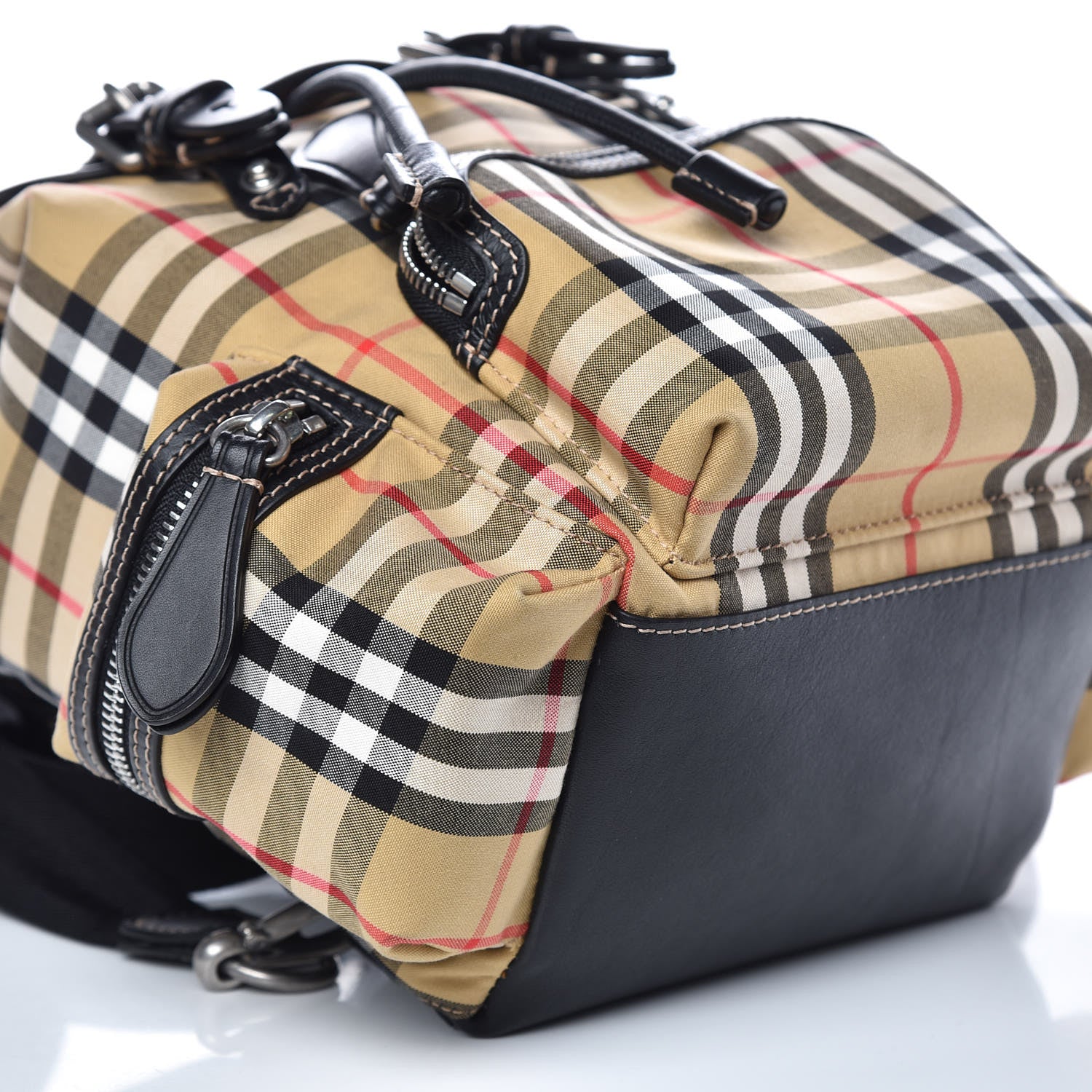 Burberry Vintage Check Small Rucksack Backpack Antique Yellow 9 of 10