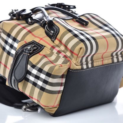 Burberry Vintage Check Small Rucksack Backpack Antique Yellow 9 of 10