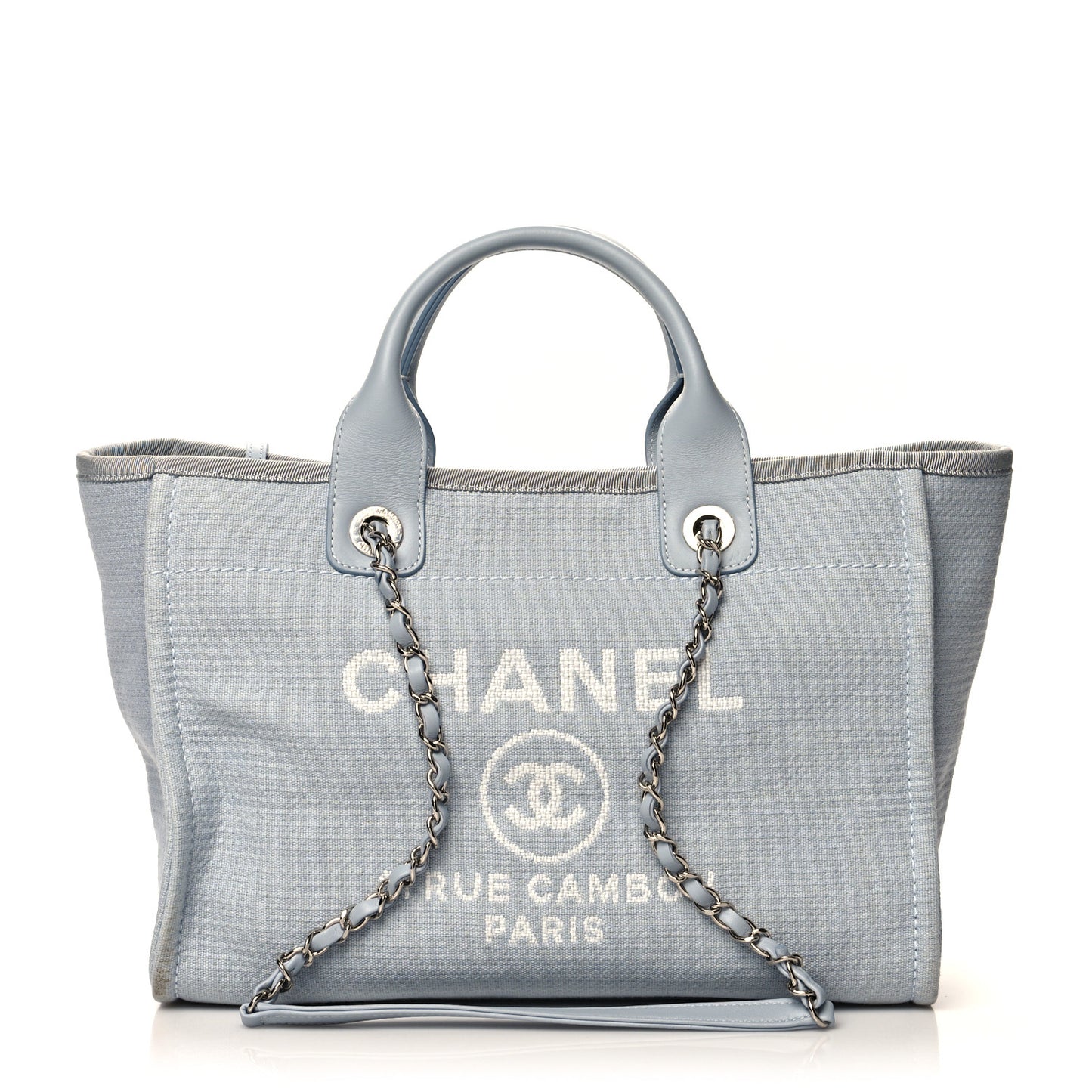 Mixed Fibers Small Deauville Tote Grey