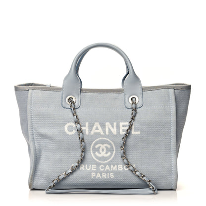 Chanel Mixed Fibers Small Deauville Tote Grey 3 of 15