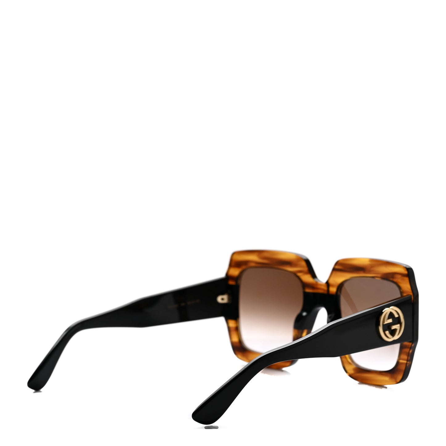 Square Frame GG0178S Sunglasses Havana