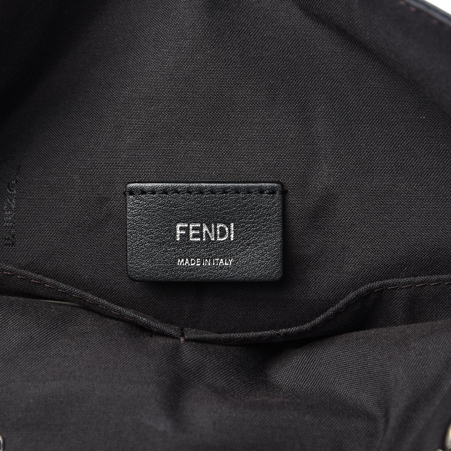 Fendi Vitello Century Opaco Large Back to School Backpack Black 5 of 9