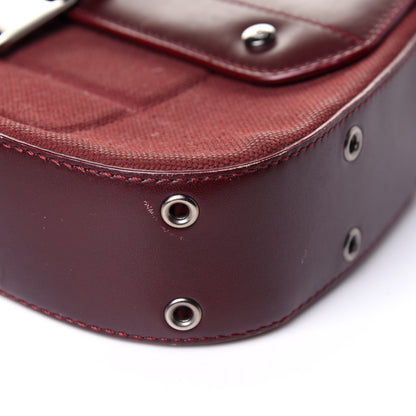 Christian Dior Canvas Calfskin Street Chic Columbus Ave Burgundy 10 of 13