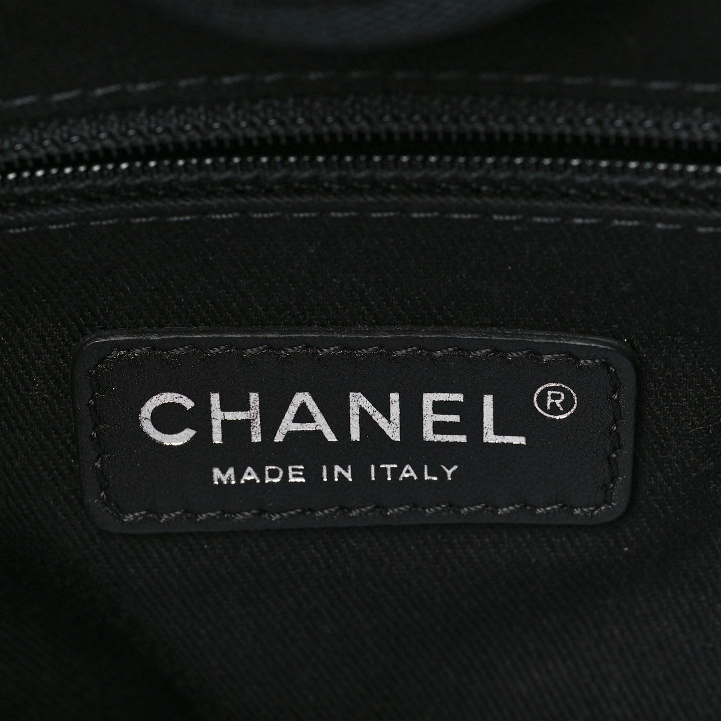 Canvas Mini Deauville Tote Dark Grey
