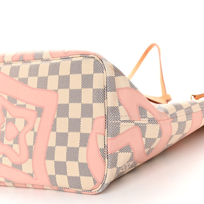 Louis Vuitton Damier Azur Tahitienne Neverfull MM 10 of 11