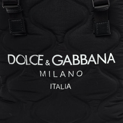 Dolce & Gabbana DOLCE &GABBANA Nylon Logo Backpack Black 6 of 10